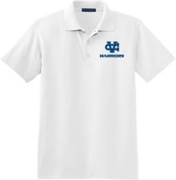 Silk Touch Interlock Polo, White